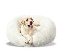 ANWA Washable Dog Bed - Medium Donut Dog Bed, Comfy Calming Cuddler