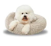 ANWA Washable Dog Round Bed Small, Comfy Dog Calming Cuddler Bed