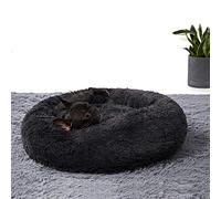 ANWA Washable Dog Round Bed Small, Donut Dog Bed Small Dog, Comfy Dog Calming Cuddler Bed 24''
