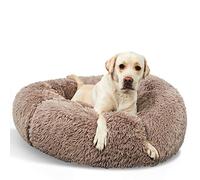 ANWA Washable Round Bed for Large Dogs, Donut Bed for Medium Dogs, Comfy Calming Cuddler 30''