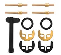 Anwangda Tap Fixing Bolt Faucet Fixing Accessories Installation Tool, Faucet Fixing Tool Perfectly Fits The Faucet And Basin, Not Easy to Break, Precise Hole Position, Easy to Install(size:11pcs)