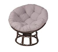 ANWEALTH Papasan Chair Cushion, Indoor Round Papasan Cushion with Ties, Outdoor Papasan Chair Cushion (Gris 160cm/63in)