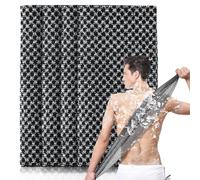 ANWEIXUE 4 Pcs Japanese Exfoliating Shower Towel - Antibacterial Treated Fabric,Multi - use for Scrubbing,Lathering and Dead Skin Removal,Suitable for Adults' Daily Use (Pack of 4)