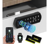 Anweller Smart Cupboard Locks,Magnetic Electronic Digital RFID Keyless Bluetooth Drawer Lock Cabinet Lock,Child Safety Baby Proofing Cupboard Locks for Adults Cupboard Wardrobe Desk File Dresser