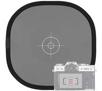 Anwenk 12x12 Inch (30x30cm) Grey Card White Balance Card for Photography 18% Exposure Gray Reflectance Reflector Foldable Focus Board Double Sided with Carry Pouch