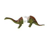 anwhriet Cobs Corn Cob Holders - Dinosaur Shaped Corn on the Cob Storage Holder, Funny Corns Holders with Stainless Steel Forks for BBQ & Picnics, Kitchen Gadget for Corns Lovers Brontosaurus