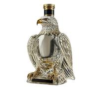 anwhriet Eagle Whiskey Decanter - 350ml 250th Anniversary Eagle Shaped Glass Bottle, Unique American Eagles Liquor Container for Wine Bourbon, Novelty Bar Decor Gift for Men C