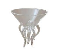anwhriet Novelty Shaped Borosilicate Cocktail Wine Glasses, Transparent Creative Animal Body Design Drinking Cups for Bar Party Home Dinner Table Decor & Present for Drink Enthusiasts D