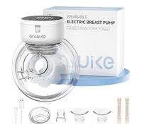 ANWIKE Wearable Breast Pump Hands Free 230g - Quiet 40dB Electric Breast Pump with 4 Modes 9 Levels, 2.5h Fast Charge, Smart Timer, 135° Flange, BPA-Free, for Travel & New Moms, Black