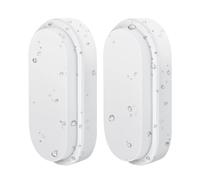 ANWIO 14W Led Ip54 Waterproof Bulkhead Light,Oval led Porch Sconce Lighting,Safety Boat Lamp,980LM, 4000K Natural White Ceiling Lamp for Kitchen, Bedroom(2 Pack)