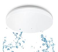 ANWIO 24W LED Bathroom Downlight IP65 Waterproof, 2400LM, 4000K Natural White Light, Shower Fixture (330 * 50MM)
