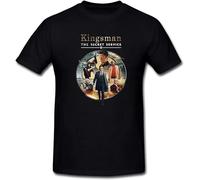 ANXIAOER Men's Kingsman The Secret Service Movie T-Shirt Black M