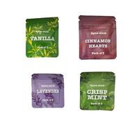 Anxiety Breathing Necklace Essential Oil,Filter Natural Essential Oil Anxiety Relief Necklace Essential Oils,Portable Deep Breathing Meditation Aids (4 Random Flavors,No Necklace)