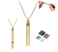 Anxiety Breathing Necklace, Flavoured Inner Filter Packs:Orange Raspberry Blueberry Lemon Grapefruit White Cranberry Starwberry Coffe Mint Flavoured Air Breathlace Necklace Accessory (B)