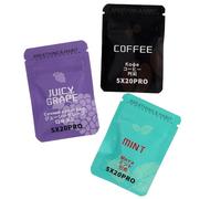 Anxiety Breathing Necklace with Resistance Breathing Exercises Meditation Portable Wellness Gift for Women Men (Cotton Core & 3 Flavors)