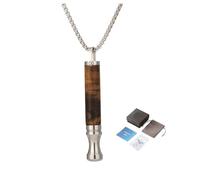 Anxiety Breathing Necklace with Resistance Filter, Breathlace 2.0 Flavoured Air Breathlace, Natural Essential Oil Stress Anxiety Relief Chain for Adults