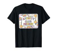 Anxiety Club Member Membership Card Cute Funny Introvert T-Shirt