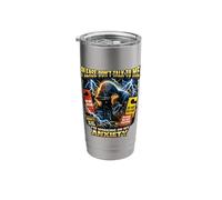 Anxiety Do Not Disturb Please Dont Talk to Me Quiet Mental Stainless Steel Insulated Tumbler