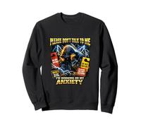Anxiety Do Not Disturb Please Dont Talk To Me Quiet Mental Sweatshirt