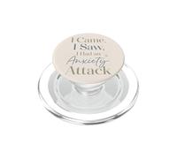 Anxiety Humor Introvert Social Panic Attack Mood PopSockets PopGrip for MagSafe