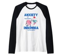Anxiety in the Streets Insomnia in the Sheets Raglan Baseball Tee