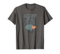 Anxiety is a Liar, Faith Based Health Encouragement Apparel T-Shirt