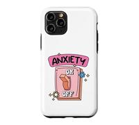 Anxiety Off Switch Mental Health Humor Case for iPhone 11 Pro