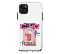 Anxiety Off Switch Mental Health Humor Case for iPhone 11 Pro Max