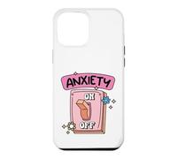 Anxiety Off Switch Mental Health Humor Case for iPhone 12 Pro Max