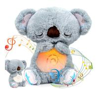 Anxiety Relief Breathing Koala Teddy, Evora Anxiety Relief Koala Bear Plush with Music Lights & Rhythmic Breathing Motion Gift for Kids Sleeping