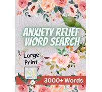 Anxiety Relief Word Search Books For Adults