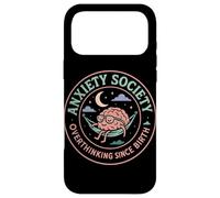 Anxiety Society Overthinking Since Birth Case for iPhone 17 Pro Max