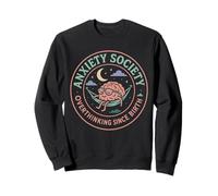 Anxiety Society Overthinking Since Birth Sweatshirt