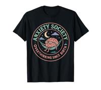 Anxiety Society Overthinking Since Birth T-Shirt
