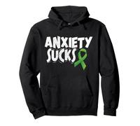 Anxiety Sucks Mental Health Awareness Design Pullover Hoodie