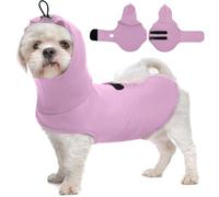 Anxiety Vest for Dogs,Adjustable with Chest & Hood-XS | Sleeveless Lightweight Calming Shirt for Puppy,Anti-Anxiety Jacket for Chill,Fireworks,Sound,Purple