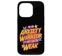 Anxiety Warrior Bold Empowering Quote Case for iPhone 13 Pro