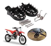 AnXin Dirt Bike Foot Pegs Motorcycle Footpegs Foot Pedals Rests CNC For CRF 110 CRF110F 2013-2022 CRF125F 2014-2023 Dirt Pit Bike Black