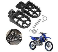 AnXin Dirt Bike Foot Pegs Motorcycle Footpegs Foot Pedals Rests CNC For YZ65 18-23 YZ85 02-23 YZ125 97-23 YZ250 98-23 YZ250F WR250F 01-23 YZ450F WR450F 03-23 YZ125X 17-23 YZ250X YZ250FX YZ450FX Black