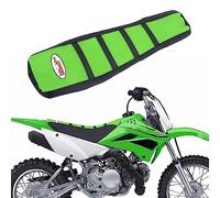 AnXin Dirt Bike Seat Cover Motorcycle Gripper Rubber Soft Skin Seat Covers for KX 65 KLX 110 KLX110 2000-2022 Green