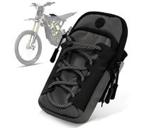 AnXin Electric Dirt Bike Handlebar Bag Motorcycle Battery Cover Storage Bag for Surron Sur-Ron S/X Light Bee S/X Segway X 160/X 260 E-Bike （Grey）