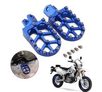 AnXin Foot Pegs Footpegs Footrest Foot Pedals Rests CNC MX For DRZ400 DRZ400E DRZ400S DRZ400SM RM125 RM250 RM250Z RMX250 Motorcycle Blue