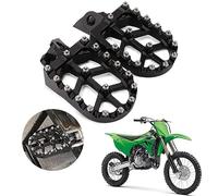 AnXin Foot Pegs Footpegs Footrest Foot Pedals Rests CNC MX For KAWASAKI KX65 00-19 KX80 98-00 KX85 01-19 KX100 98-19 SUZUKI RM65 03-05 RM100 03 Motorcycle Black