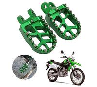 AnXin Foot Pegs Footpegs Footrests Foot Pedals Rests CNC MX for KLX300 KLX300R KLX300SM 97-07 20-24 KLX250 06-20 KLX250S 09-14 KLX250R 94-96 KLX650 93-96 Dirt Bike Green