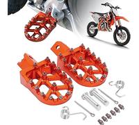 AnXin Foot Pegs Motorcycle Universal CNC Footpeg Footrest For CRF XR 50 70 110 M2R SDG DHZ KAYO Pit Bike - Orange