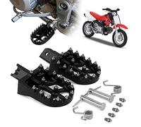 AnXin Foot Pegs Motorcycle Universal CNC Footpeg Footrest For CRF XR KLX 50 70 110 CT200U M2R SDG DHZ KAYO Pit Bike - Black