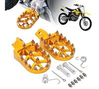 AnXin Foot Pegs Motorcycle Universal CNC Footpeg for RM DRZ JR 50-125cc CT100U Mini Bike SSR Apollo RFZ TaoTao Lifan Kayo Coolster Pit Bike - Gold