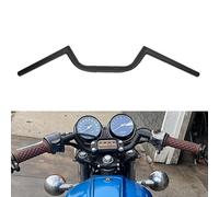 AnXin Motorcycle 7/8"22MM Handlebar Cafe Racer Ace Clubman Style Handlebars Universal For Custom Application Bobber Black