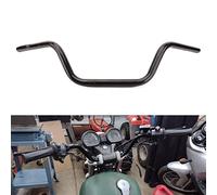 AnXin Motorcycle 7/8" Handlebars Drag High-Rise Tracker Handle Bars Universal For Sportster XL 883 1200 Custom Chopper Cruiser Bobber Softail Dyna Tour Glide Road CG125 Black