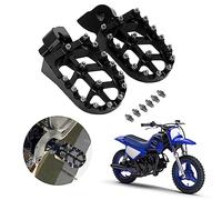 AnXin Motorcycle Foot Pegs Footpeg Pedals FootRest for PW50 1981-2021 PW80 1983-2006 Pit Dirt Bike Black
